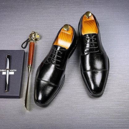 Gentleman Leather Shoes - HEPSIBAH SHOP