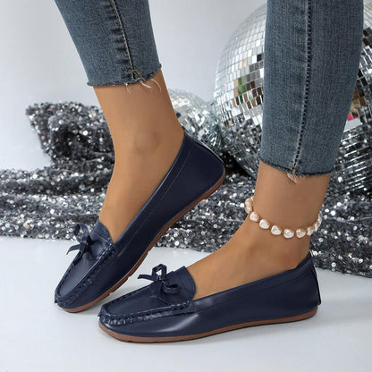 Casual Bowknot Flat Shoes - HEPSIBAH SHOP