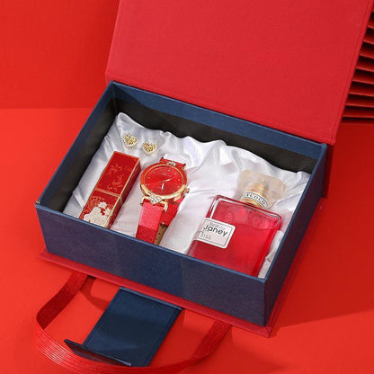 Watch Lipstick Perfume Gift Box - HEPSIBAH SHOP