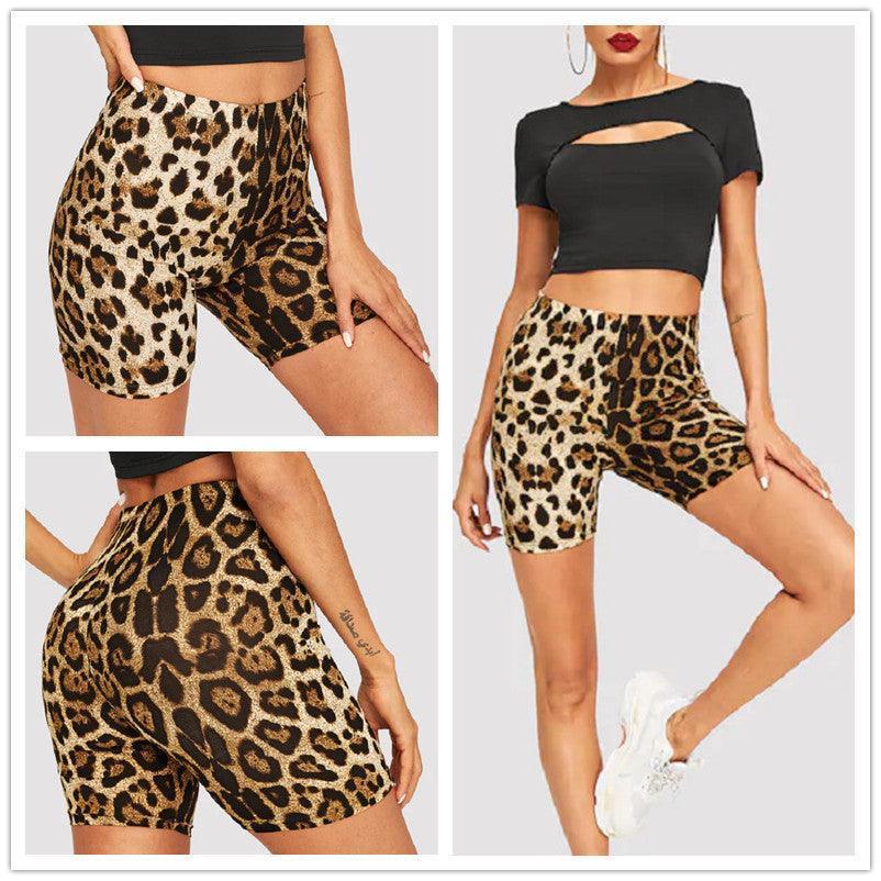 Fashion sexy leopard print hip shorts - HEPSIBAH SHOP