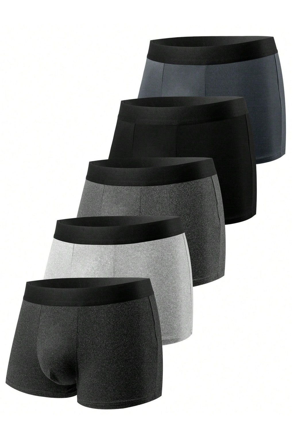 5pcs/Set Men's Breathable, Elastic Boxer Briefs