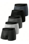 5pcs/Set Men's Breathable, Elastic Boxer Briefs