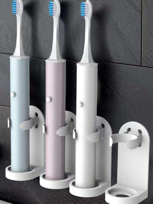 1pc Electric Toothbrush Holder, Wall-Mounted Household Toothbrush Rack