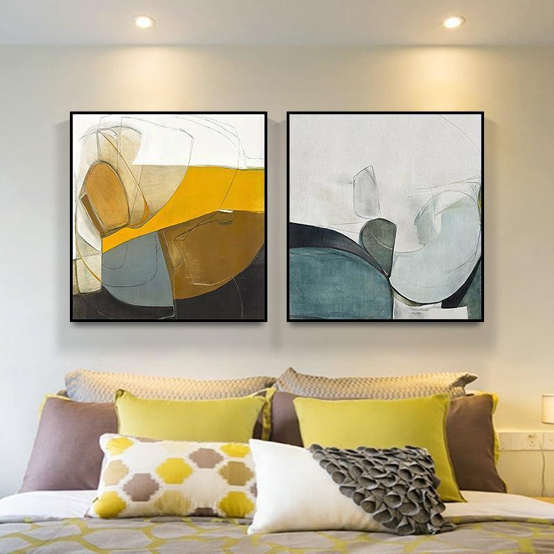 Abstract bedroom decoration - HEPSIBAH SHOP