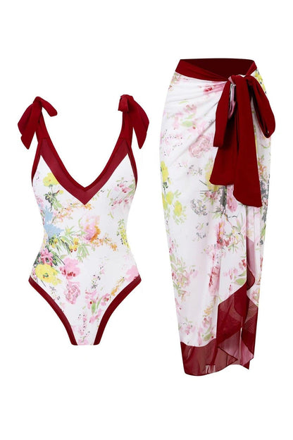 One Piece Swimsuit Two-piece Set Women Bikini - HEPSIBAH SHOP