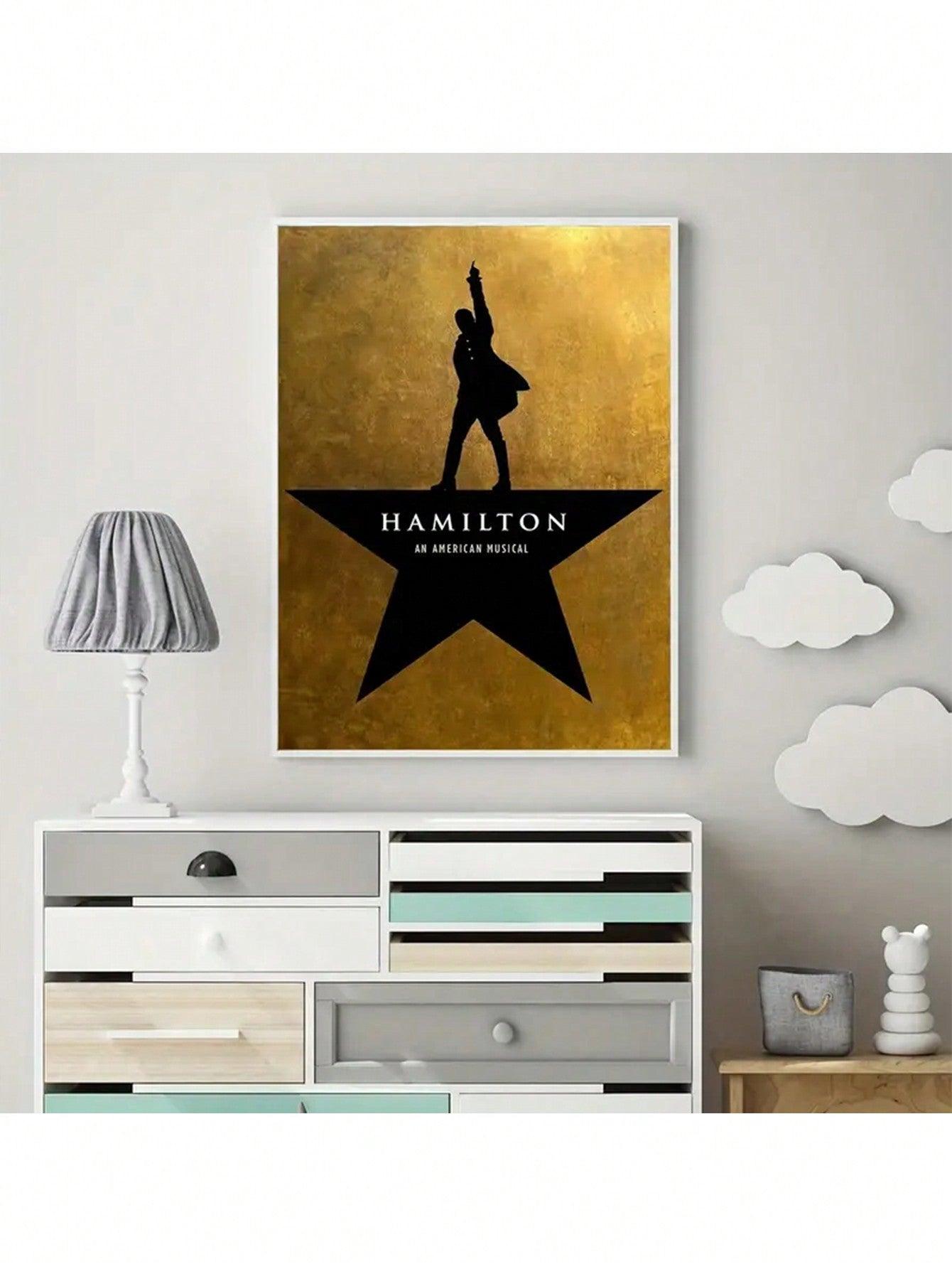 1pc Canvas Poster, Modern Art, Hamilton Musical Alternative Poster Print Wall Art, Ideal For Bedroom, Living Room, Corridor, Gift, Wall Art, Wall Decor, Autumn Decor, Room Decor, Frameless