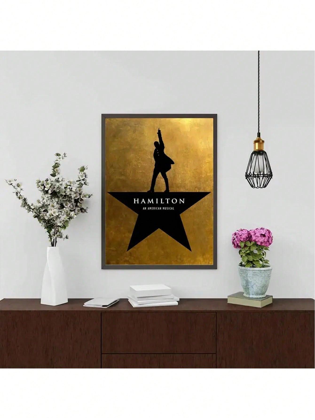 1pc Canvas Poster, Modern Art, Hamilton Musical Alternative Poster Print Wall Art, Ideal For Bedroom, Living Room, Corridor, Gift, Wall Art, Wall Decor, Autumn Decor, Room Decor, Frameless