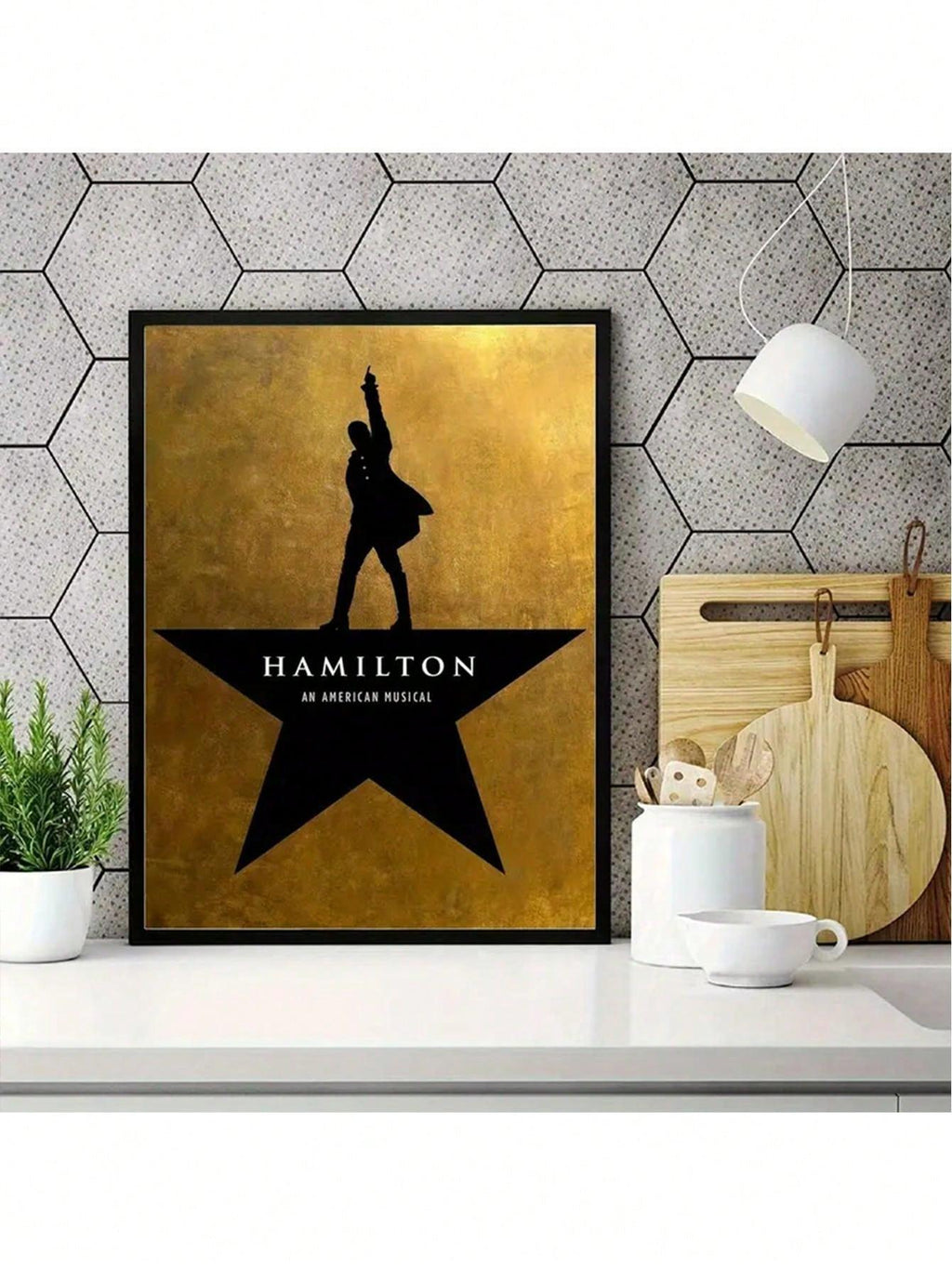 1pc Canvas Poster, Modern Art, Hamilton Musical Alternative Poster Print Wall Art, Ideal For Bedroom, Living Room, Corridor, Gift, Wall Art, Wall Decor, Autumn Decor, Room Decor, Frameless