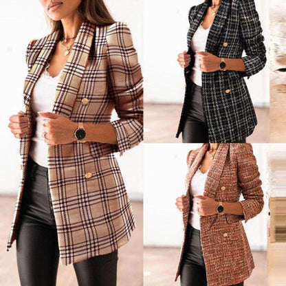 Spring Fashion Printed Long Sleeve Blazer - HEPSIBAH SHOP