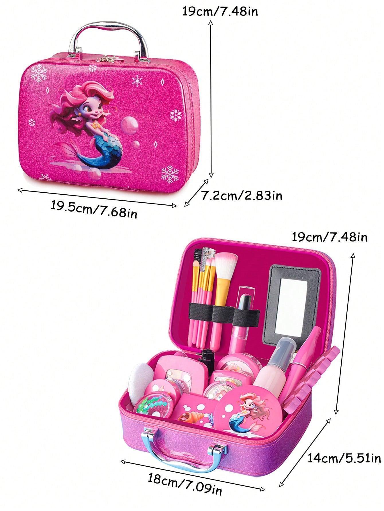 Kids Pretend Play Makeup Kit Toy (, Fake), Purse Organizer