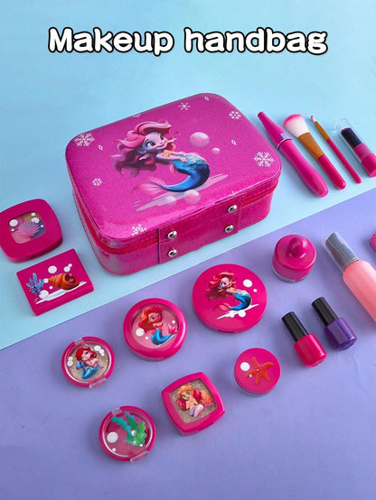 Kids Pretend Play Makeup Kit Toy (, Fake), Purse Organizer