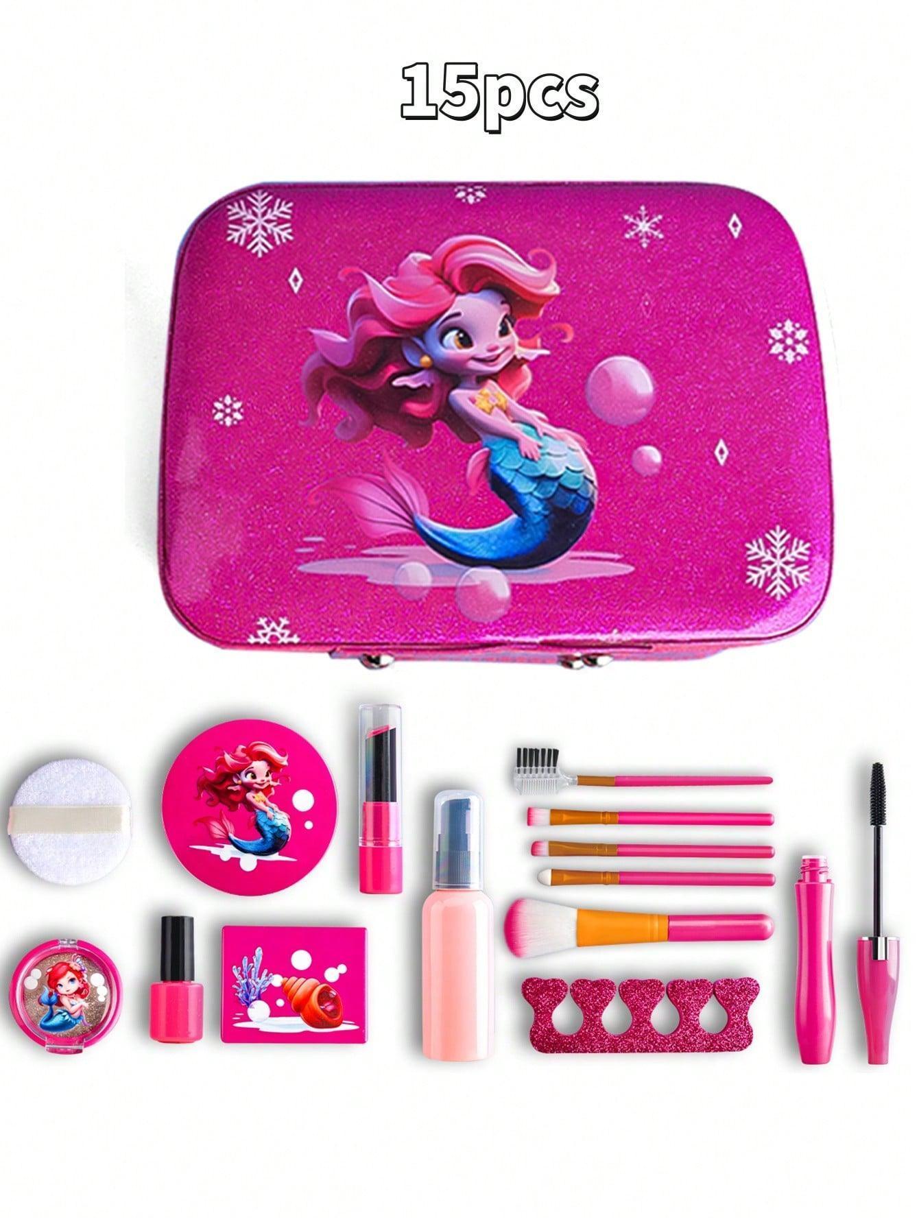 Kids Pretend Play Makeup Kit Toy (, Fake), Purse Organizer