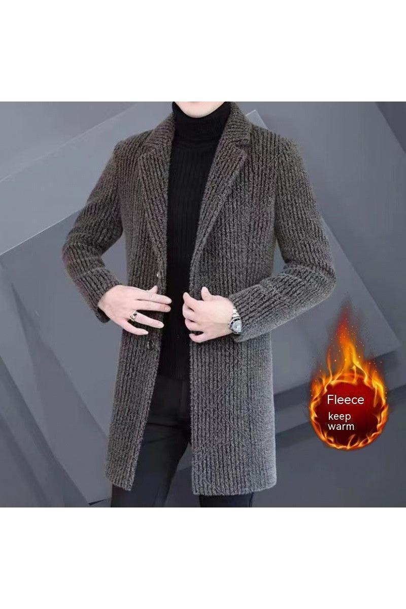 Men's Duster Slim-fit Woolen Coat - HEPSIBAH SHOP