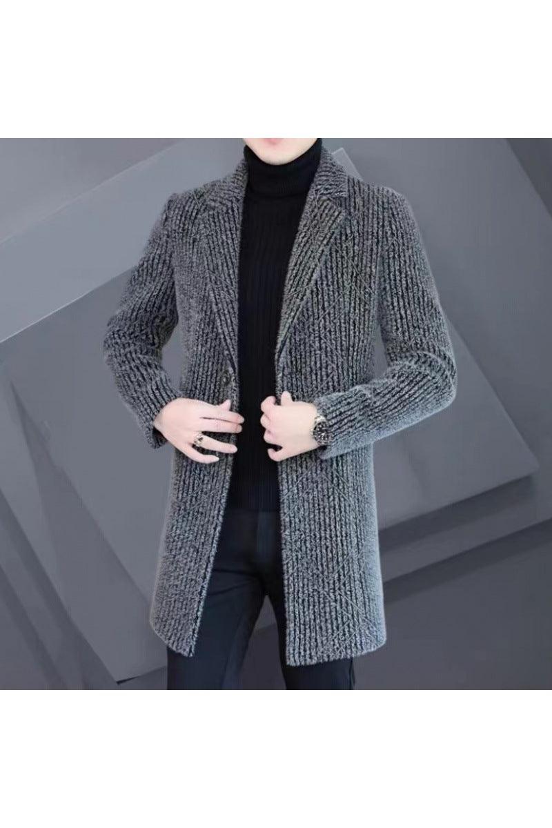 Men's Duster Slim-fit Woolen Coat - HEPSIBAH SHOP