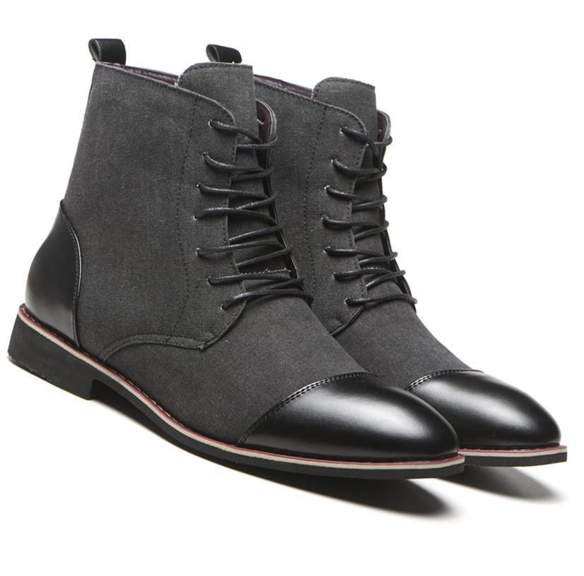 Autumn Winter Men Shoes Plus Size 47 48 Size Boots - HEPSIBAH SHOP