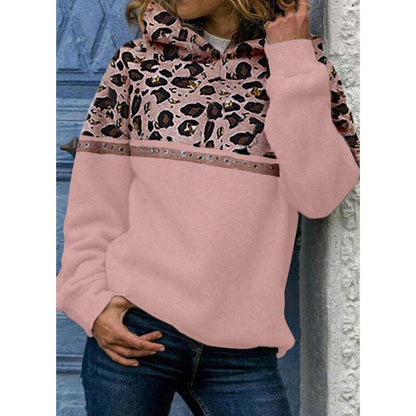 Fall Winter Women's Printed Hooded Sweatshirt - HEPSIBAH SHOP