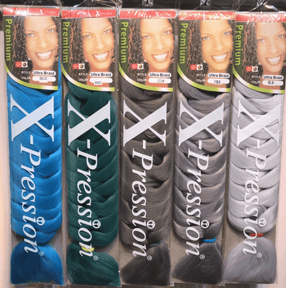 X-pression color fiber braids - HEPSIBAH SHOP