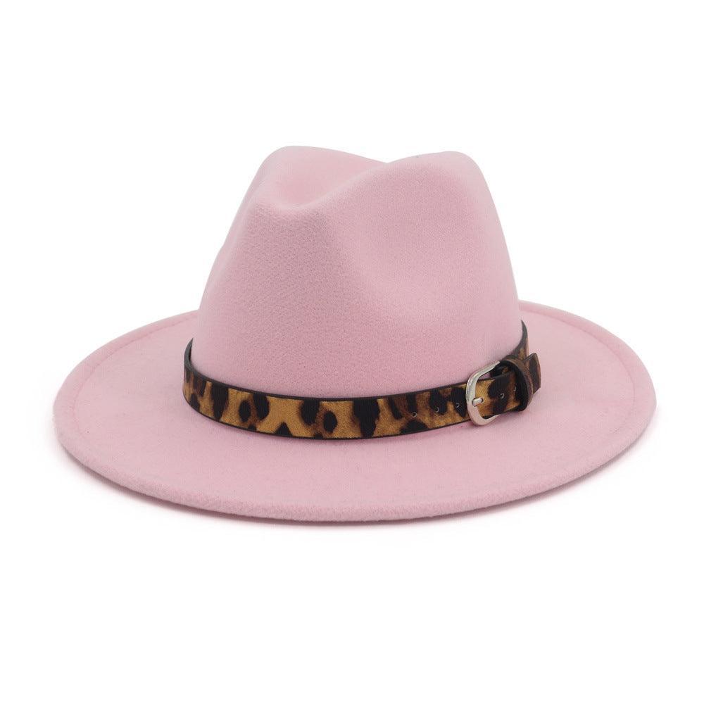 Fedora leopard print hat - HEPSIBAH SHOP