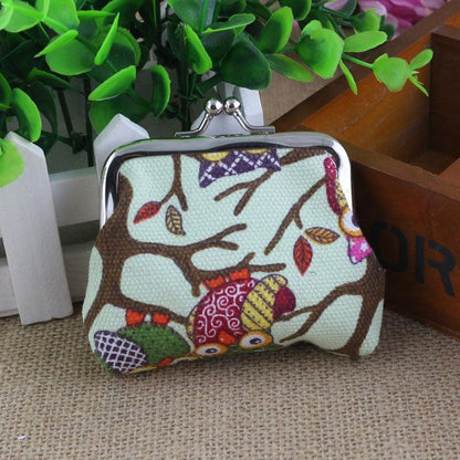 Korean lovely small zero purse lady canvas - HEPSIBAH SHOP