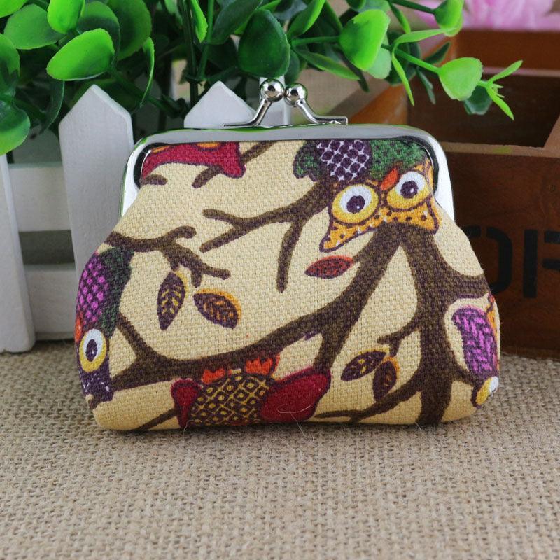 Korean lovely small zero purse lady canvas - HEPSIBAH SHOP