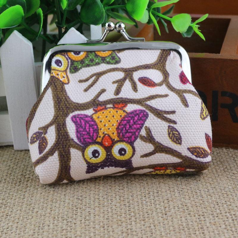 Korean lovely small zero purse lady canvas - HEPSIBAH SHOP