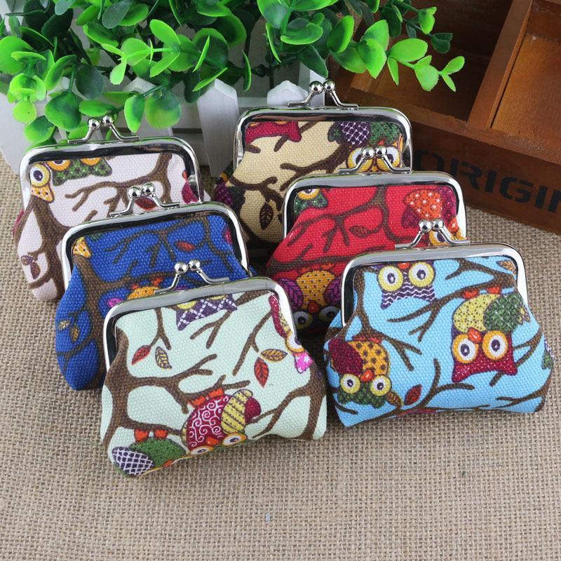 Korean lovely small zero purse lady canvas - HEPSIBAH SHOP