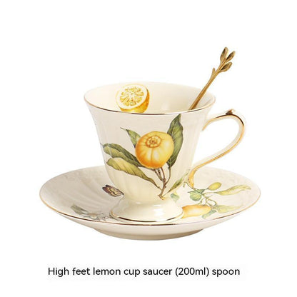 Ceramic British Golden Edge Large Tea Set - HEPSIBAH SHOP