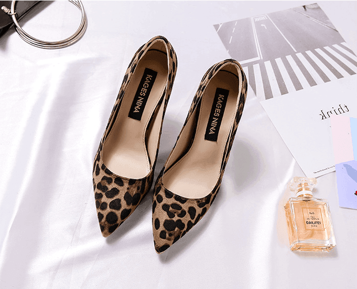 Leopard Heels - HEPSIBAH SHOP