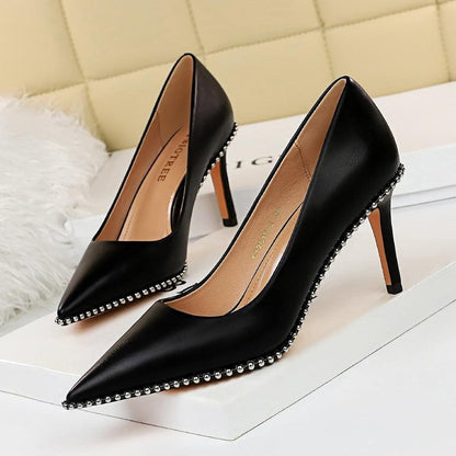 Studded high heels - HEPSIBAH SHOP