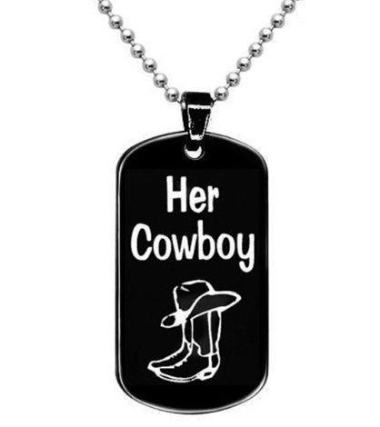 Her Cowboy His Angel Necklace - HEPSIBAH SHOP