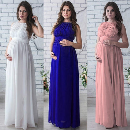 Maternity Gown Chiffon Maxi Dress - HEPSIBAH SHOP