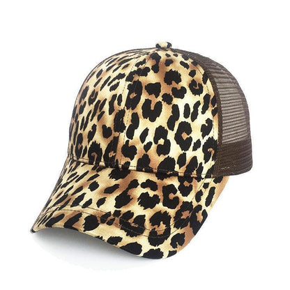 Ladies Fashion Leopard Print Baseball Hat - HEPSIBAH SHOP