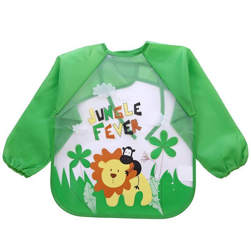 Children's Gown Long Sleeve Kids Waterproof Meal Baby Apron Painting Clothes Bib Protective Clothing - HEPSIBAH SHOP