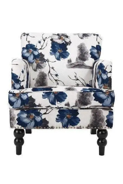 HARRISON Modern Fabric Tufted Club Chair with Arms - Image #1