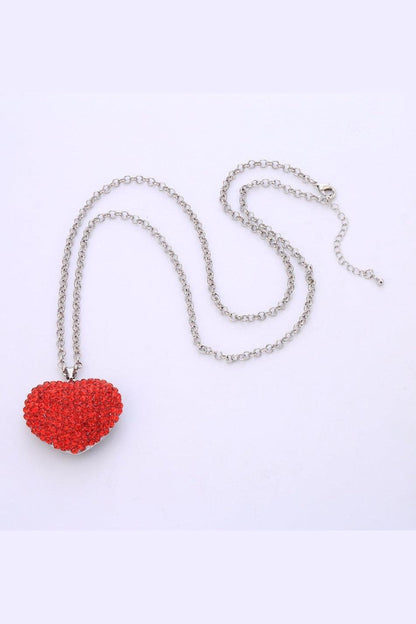 New Necklace Korean Love Heart-shaped Sweater Chain - HEPSIBAH SHOP