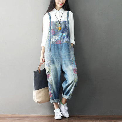 Women's Fashion Vintage Patchwork Jeans - HEPSIBAH SHOP