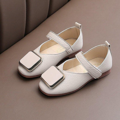 All-match Retro Soft-soled Girls Small Leather Shoes - HEPSIBAH SHOP