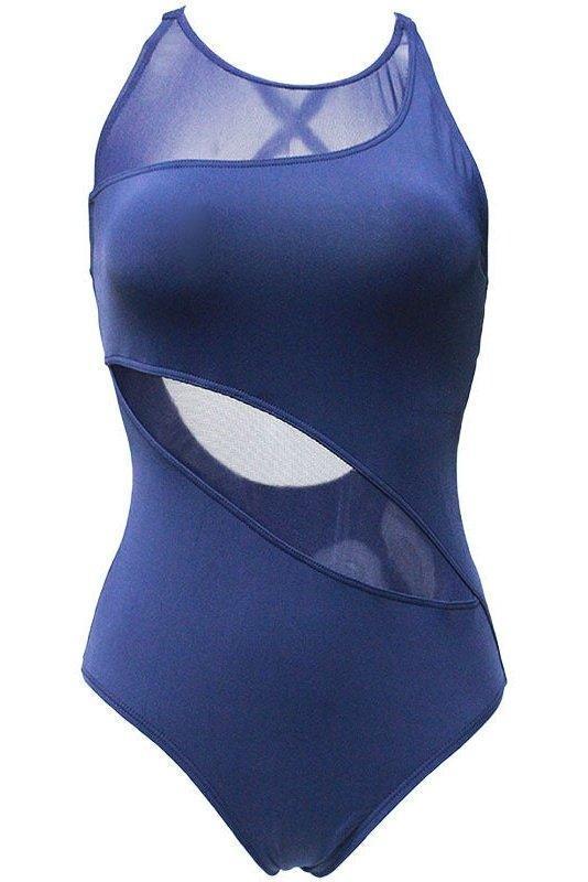 Triangular One-piece Swimsuit Women's Back Swimwear - HEPSIBAH SHOP