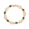 Hollow Love Bracelet With Rhinestones Fashion Temperament Heart-shaped Bracelet For Valentine's Day Gift Jewelry