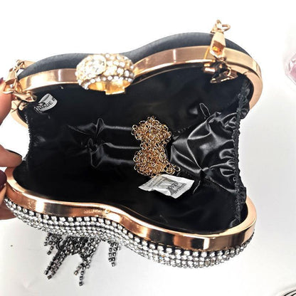 Women's Tassel Inlaid Diamond Handbag - HEPSIBAH SHOP