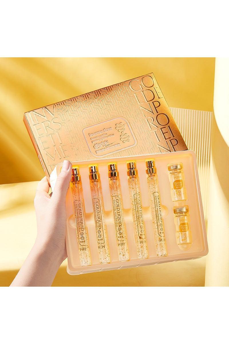 Gold Protein Peptide Kit Beauty Salon Skin Care Product Set Gold Thread Carving Liquid - HEPSIBAH SHOP