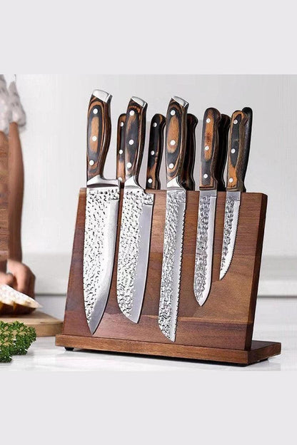 Solid Wood Magnetic Knife Holder Kitchen Creative Multifunctional Storage