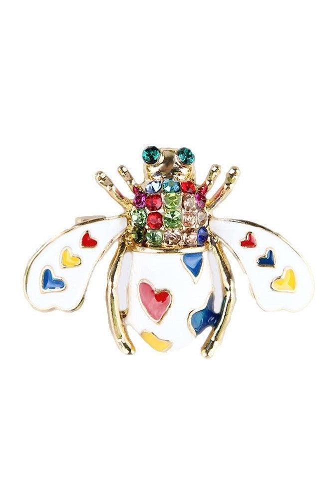 Dripping Love Bee Brooch - HEPSIBAH SHOP