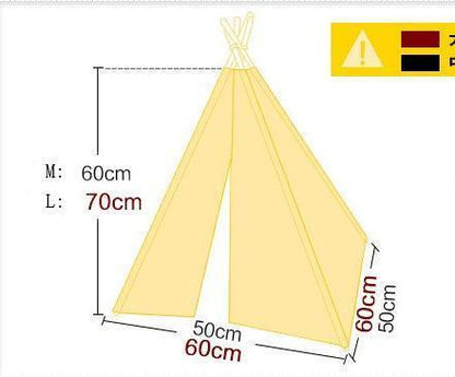 Small spotted tent cat kennel tent