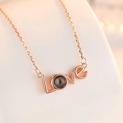 LOVE Projection Necklace - HEPSIBAH SHOP