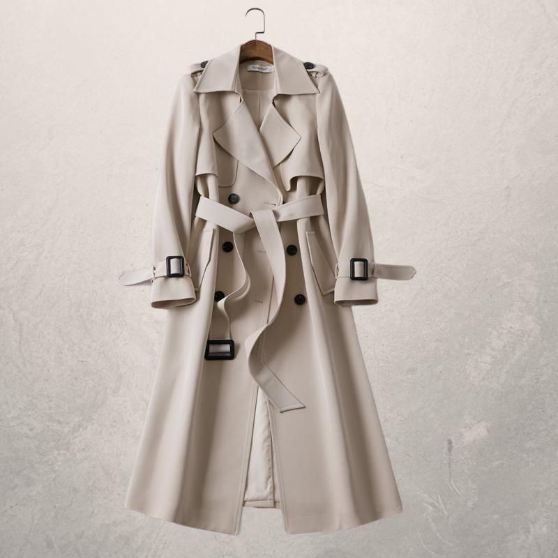 Women's Mid-length Trench Coat - HEPSIBAH SHOP