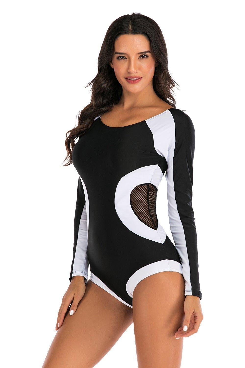 One-piece long sleeve surfing suit - HEPSIBAH SHOP