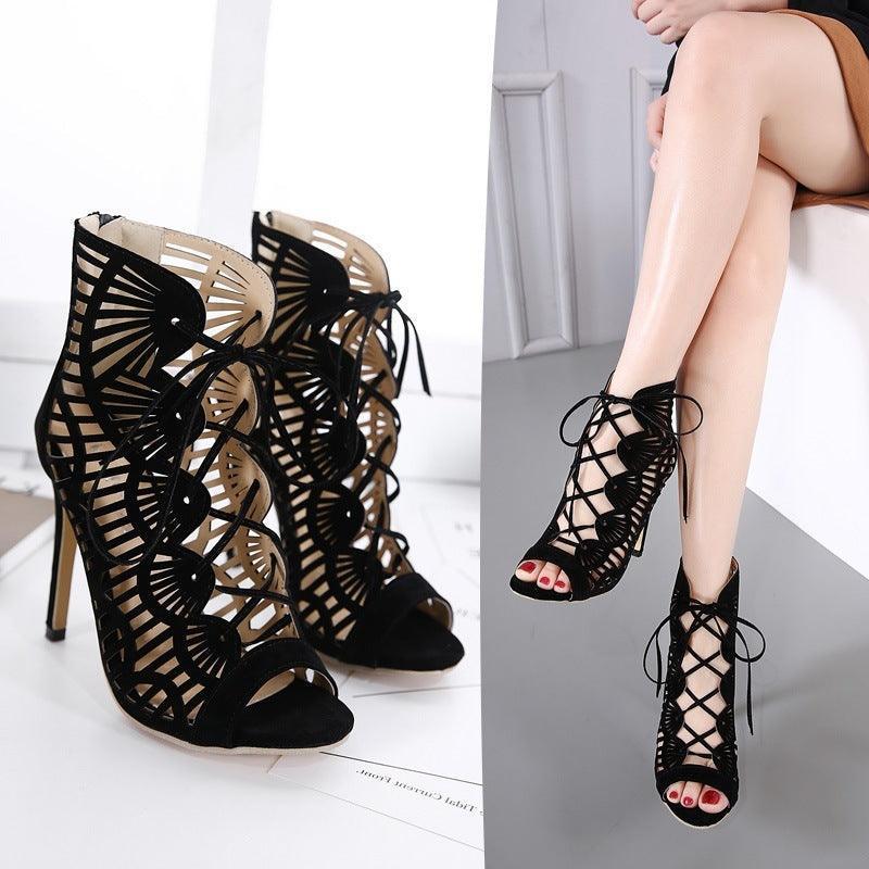 Lace high heels - HEPSIBAH SHOP