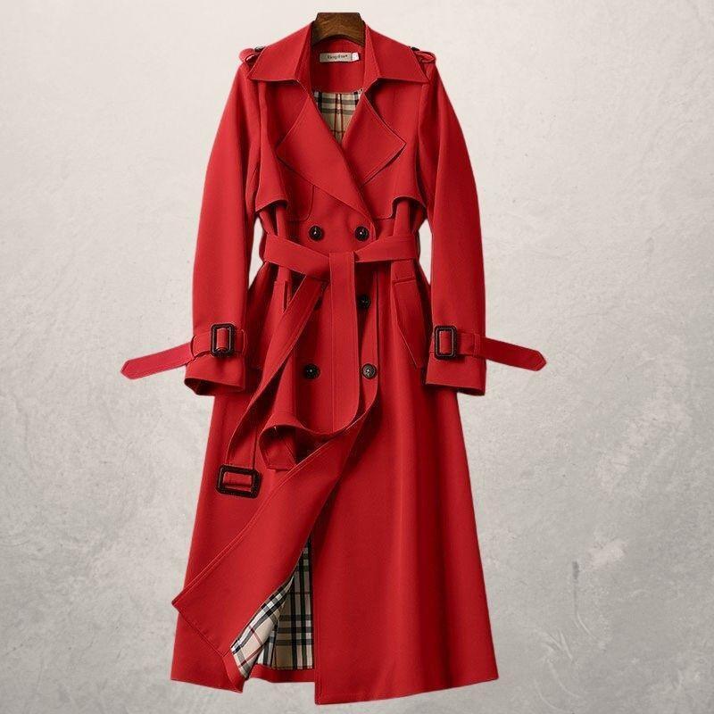 Women's Mid-length Trench Coat - HEPSIBAH SHOP