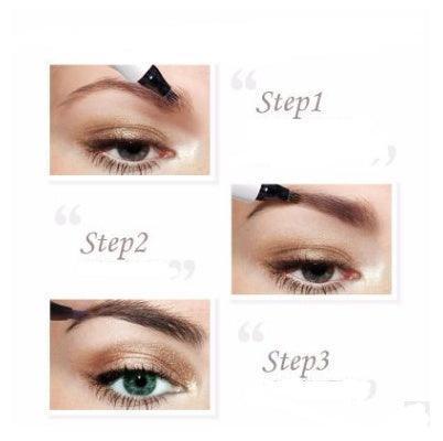 Waterproof Natural Eyebrow Pen Four-claw Eye Brow Tint Fork Tip Eyebrow Tattoo Pencil - HEPSIBAH SHOP